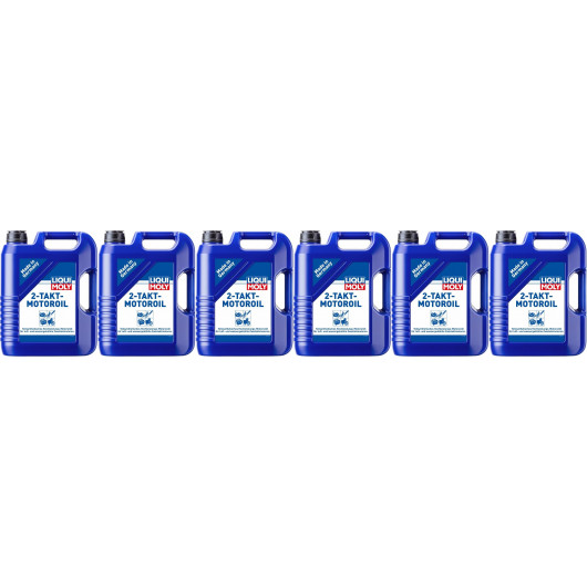 Liqui Moly 1189 2-Takt-Motoröl selbstmischend teilsynthetisches 6x 5 = 30 Liter