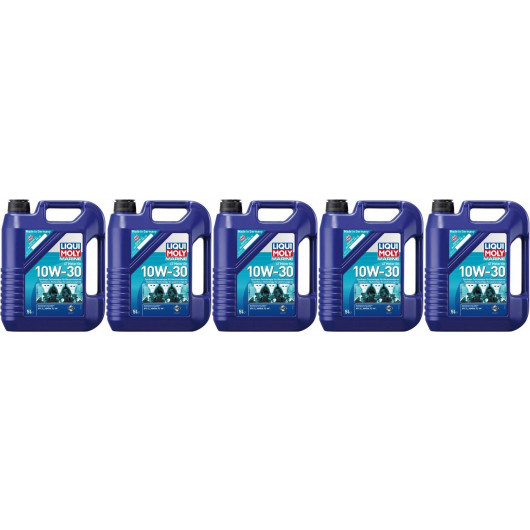 Liqui Moly 25023 Marine 4T Motor Oil 10W-30 5x 5 = 25 Liter