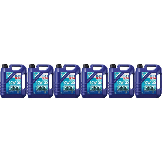 Liqui Moly 25023 Marine 4T Motor Oil 10W-30 6x 5 = 30 Liter
