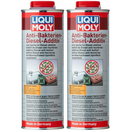 Liqui Moly 21317 Anti Bakterien Diesel Additiv 2x 1l = 2 Liter