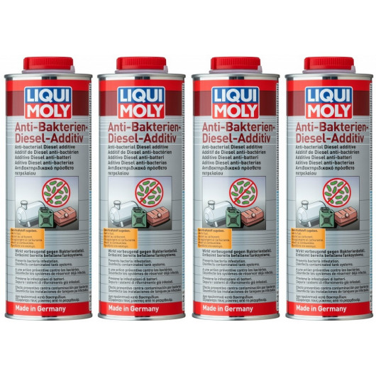 Liqui Moly 21317 Anti Bakterien Diesel Additiv 4x 1l = 4 Liter
