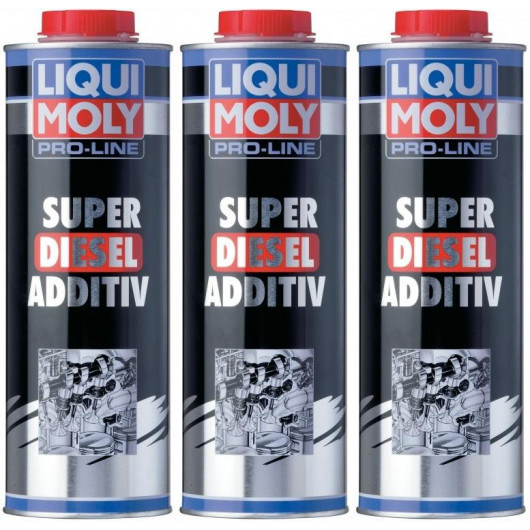 Liqui Moly 5176 Pro-Line Super Diesel Additiv 3x 1l = 3 Liter