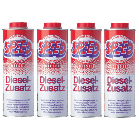 Liqui Moly 5160 Speed Diesel Zusatz 4x 1l = 4 Liter - Reiniger Öl