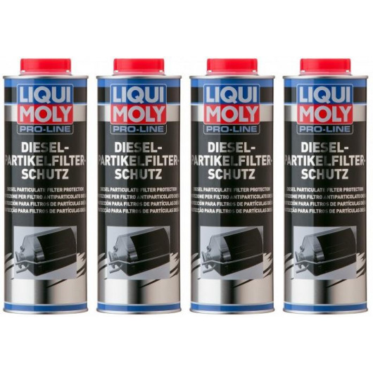 Liqui Moly 5123 Pro-Line Dieselpartikelfilter-Schutz 4x 1l = 4 Liter