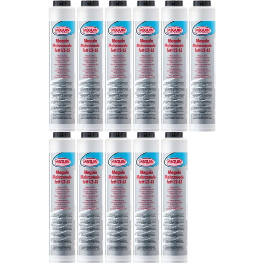 Meguin 9028 Mehrzweckfett L2 Lube Shuttle Fett Kartusche 11x 400 Gramm