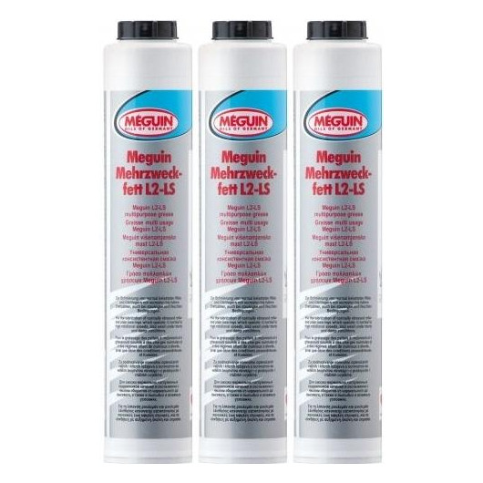 Meguin 9028 Mehrzweckfett L2 Lube Shuttle Fett Kartusche 3x 400 Gramm