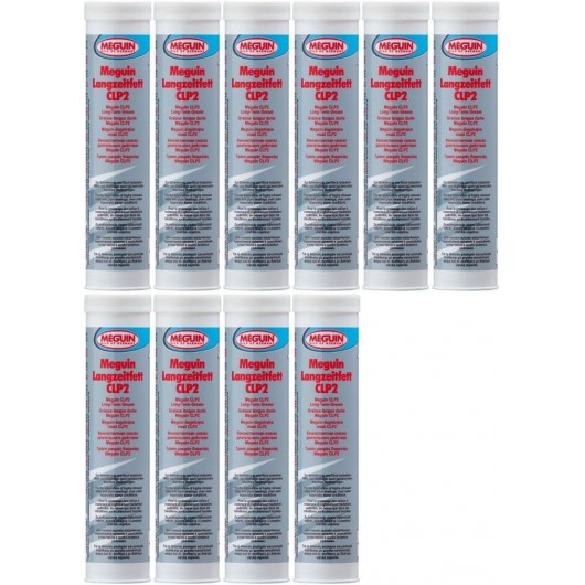Meguin 6684 Langzeitfett C2LP Fett Kartusche 10x 400 Gramm