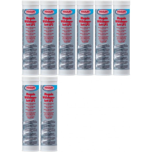 Meguin 4769 Wälzlagerfett LP2 Fett Kartusche 8x 400 Gramm - Fette ...