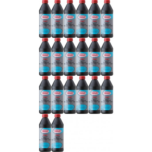 Meguin megol 3536 Hypoid-Getriebeoel GL5 SAE 75W-140 LS 20x 1l = 20 Liter