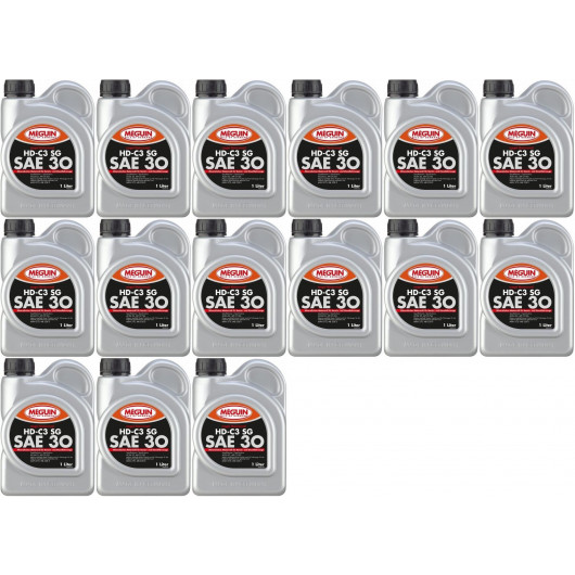 Meguin megol 4683 Motorenoel HD-C3 SG (single-grade) SAE 30 15x 1l = 15 Liter