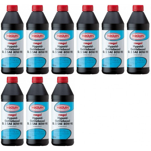Meguin megol 4868 Hypoid-Getriebeoel GL5 SAE 80W-90 9x 1l = 9 Liter