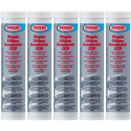 Meguin megol 8645 Meguin megol Lithium-Komplexfett LX2P Kartusche 5x 400 Gramm
