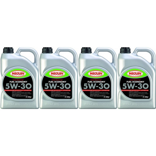 Meguin megol 9441 Motoröl Fuel Economy SAE 5W-30 4x 5 = 20 Liter