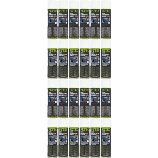 Petec Dieselpartikelfilterreiniger Spray 24x 400 Milliliter