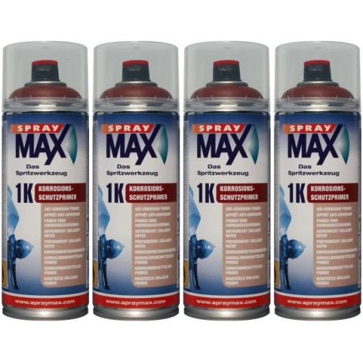 SprayMax 1K Korrosionsschutzprimer 4x 400 Milliliter