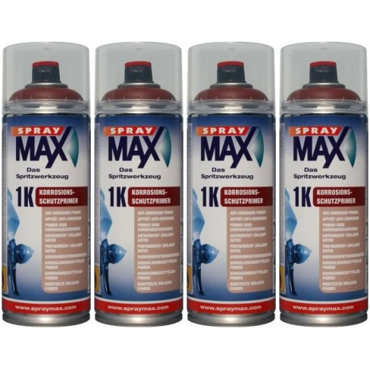 SprayMax 1K Korrosionsschutzprimer 4x 400 Milliliter