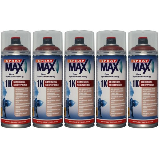 SprayMax 1K Korrosionsschutzprimer 5x 400 Milliliter