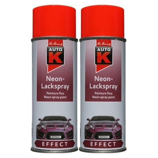 Auto-K Effect Neon-Lackspray rot, 2x 400 Milliliter