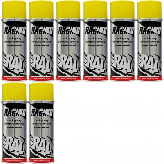 RACING RAL 1021 Rapsgelb 8x 400 Milliliter