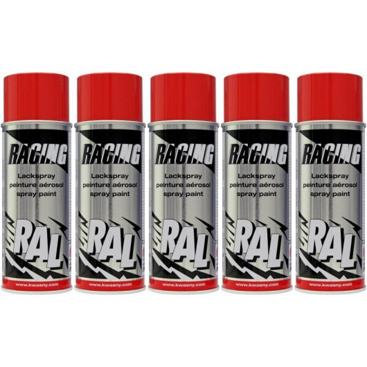 Deco Color COLORS Sprühlack 400ml RAL3020 Verkehrsrot Glanz Glänzender Lackspray Rot