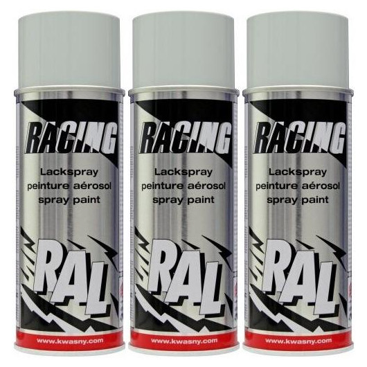 RACING RAL 7035 Lichtgrau 3x 400 Milliliter