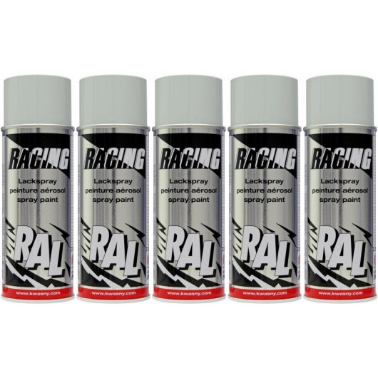 RACING RAL 7035 Lichtgrau 5x 400 Milliliter