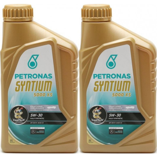 Petronas Syntium 5000 XS 5W-30 Motoröl 2x 1l = 2 Liter