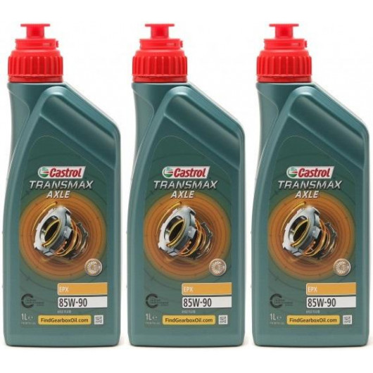 Castrol Transmax Axle EPX 85W-90 Achsgetriebeöl 3x 1l = 3 Liter