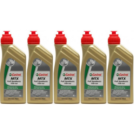 Now on sale 1l Castrol MTX 75w-140 Gearbox Oil Fully Synthetic