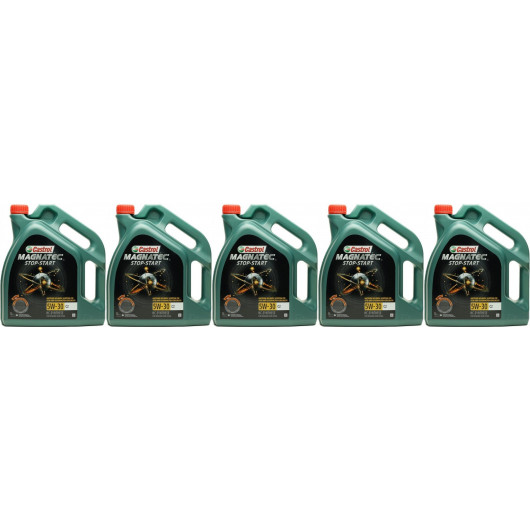 Castrol Magnatec Stop-Start 5W-30 C2 5x 5 = 25 Liter