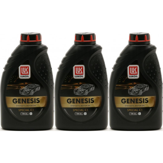 Lukoil Genesis special C1 5W-30 Motoröl 3x 1l = 3 Liter - SAE 5W-30 ...