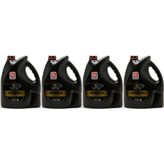 Lukoil Genesis Advanced 10W-40 Motoröl 4x 5 = 20 Liter