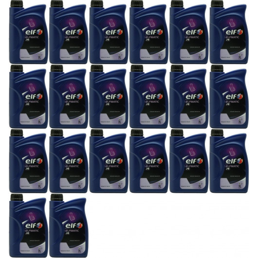 Elf Elfmatic J6 Automatik Getriebeöl 20x 1l = 20 Liter - ATF ...