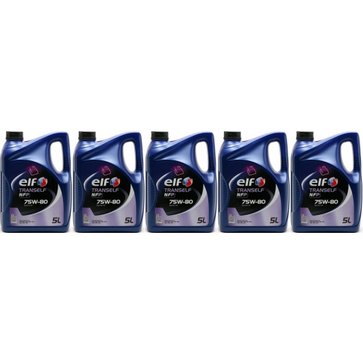 ELF Tranself NFP 75W-80 5x 5 = 25 Liter - SAE 75W-80 - Getriebeöle PKW ...