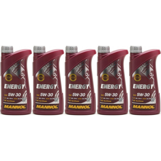 MANNOL Olio Motore Energy 5W-30 Olio 4 L