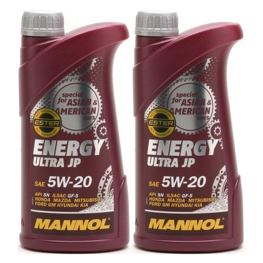 MANNOL Energy Ultra JP 5W-20 Motoröl 2x 1l = 2 Liter
