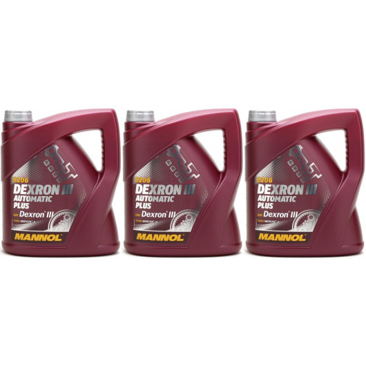 MANNOL Dexron III Automatic Plus 3x 4l = 12 Liter - ATF ...