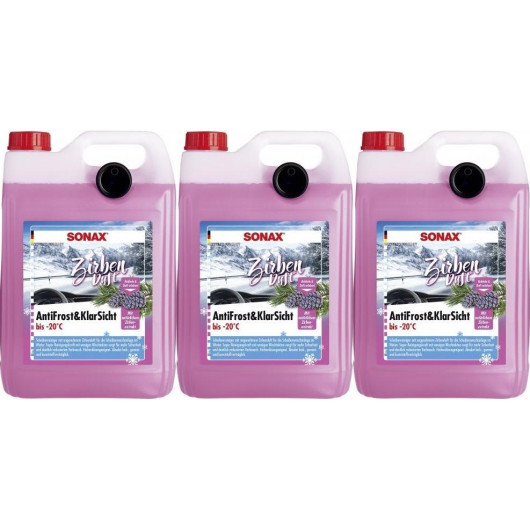 Sonax 01315000 AntiFrost & KlarSicht Zirbe bis -20°C 3x 5 = 15 Liter