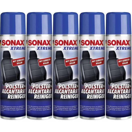 SONAX XTREME Polster- & Alcantara Reiniger 5x 400 Milliliter