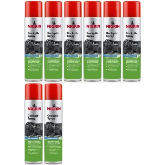 Nigrin Cockpit-Spray Meeresbrise 8x 400 Milliliter