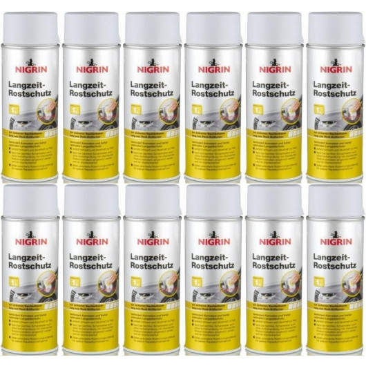 Nigrin Rostprimer-Spray grau 12x 400 Milliliter