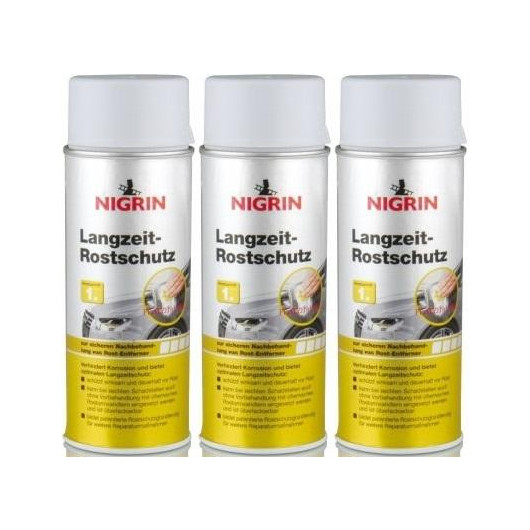 Nigrin Rostprimer-Spray grau 3x 400 Milliliter