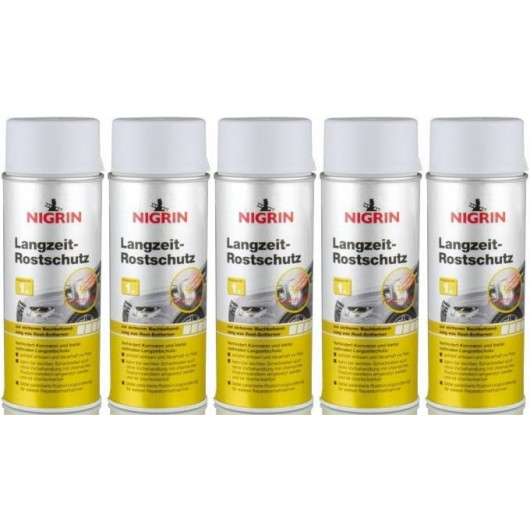 Nigrin Rostprimer-Spray grau 5x 400 Milliliter