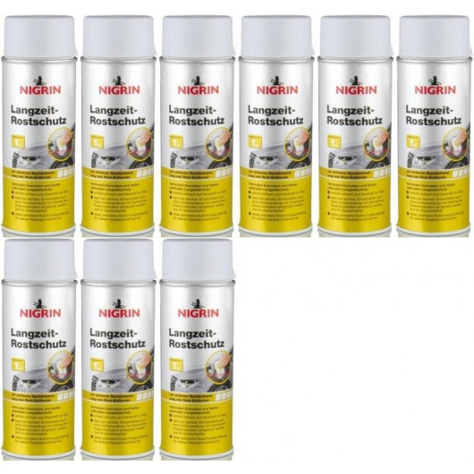 Nigrin Rostprimer-Spray grau 9x 400 Milliliter