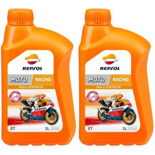 Repsol Motorrad Motoröl MOTO RACING 2T 1 Liter 2x 1l = 2 Liter