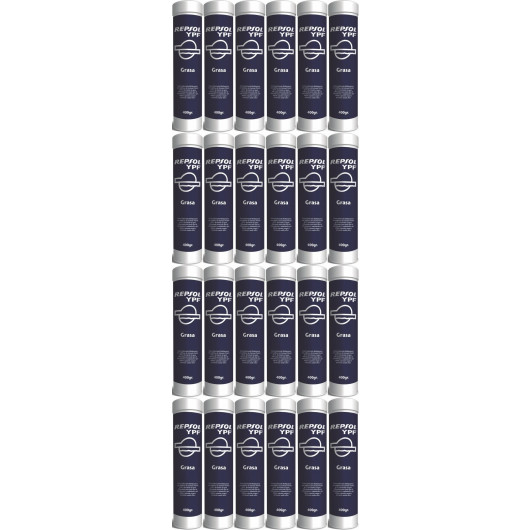 Repsol Lithium Schmierfett MP 2 Fett Kartusche 24x 400 Gramm