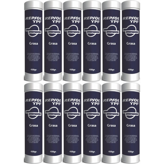 Repsol Schmierfett GRASA MOLIBGRAS EP 2 Fett Kartusche 12x 400 Gramm