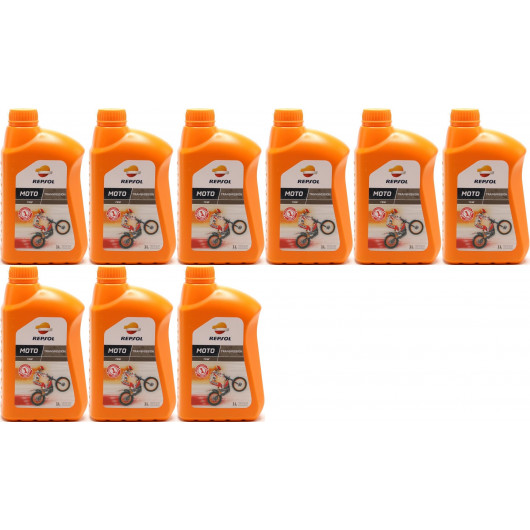 Repsol Motorrad Getriebeöl MOTO TRANSMISSION 75W 1 Liter 9x 1l = 9 Liter
