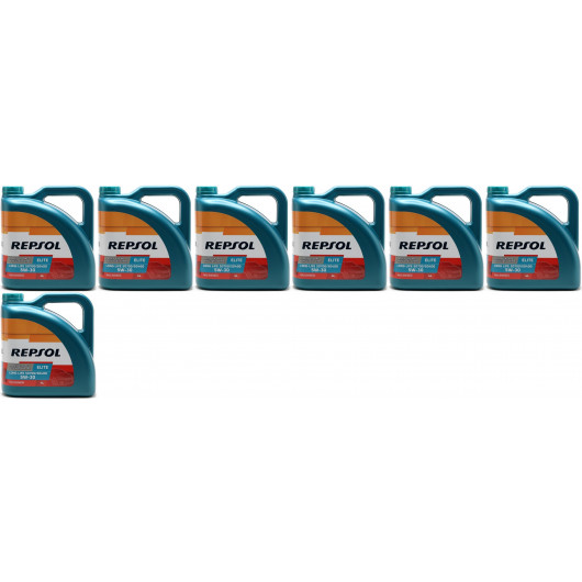 Repsol Motoröl ELITE LONG LIFE 50700/50400 5W30 7x 4l = 28 Liter