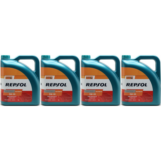 Repsol Gasmotorenöl AUTO GAS 5W30 4x 5 = 20 Liter - Repsol - Öl Marken ...